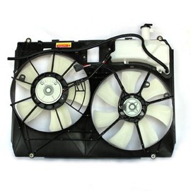 TYC 621110 Lexus RX330 Replacement Radiator/Condenser Cooling Fan Assembly