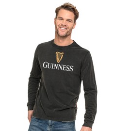Guinness Premium Cotton Harp Logo Unisex Sweater Black | Vintage Beer Shirt with Alcohol logos