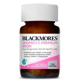 Blackmores Women's Premium Iron Tab X 30 (Expiry 07/2026)