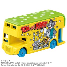 Takara Tomy Tomica Dream Tomica SP Tom and Jerry Wrapping Bus (Yellow) Mini Car Toy For Ages 3 Years Old