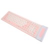 Silicone Keyboard 107 Keys Waterproof Dustproof Folding Two Colors 2.4G
