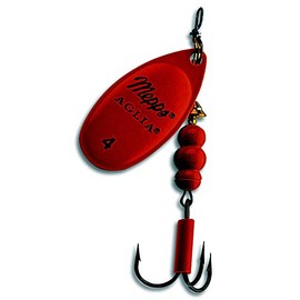 Mepp s Spinner Aglia Fluo Red Fishing Spinner Set of 4