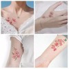 Hana Sticker 해나스티커 여름 액세서리 미니 플라워 레터링 타투 스티커