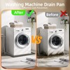Washing Machine Drain Pan Silicone Mat, 32 x 30 Inch