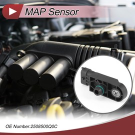 X AUTOHAUX Manifold Absolute Pressure MAP Sensor for Nissan Qashqai 1.5 DCi 2008-2013 No.0281002996 1 Pc