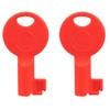 Fire Alarm Test Panel Key 2 Pack, Mellbree Replacement Key