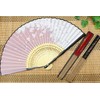 Asahi King Hand Fan Sakura Black Brown 131016