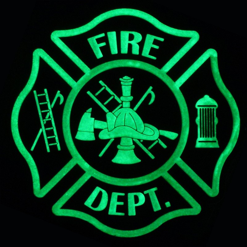 Glow Dark ACU Fire Fighter Dept EMS EMT Rescue Firemen