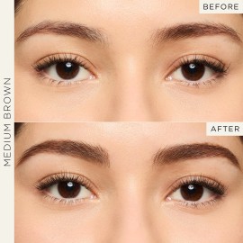 tarte big ego sketch and set brow pencil and tinted gel - medium brown - full...