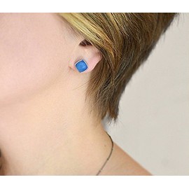 Pink Chalcedony stud earrings, everyday earrings, Vermeil Gold or silver, bezel set studs, cushion studs, October Birthstone studs, Birthday gift, pink cushion post earrings