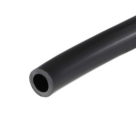 sourcing map Lubricating Oil Hose, 4mm ID x 6mm OD 5m Black Rubber Water Hose Tubing