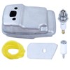 Adefol String Trimmer Exhaust Muffler Kit for Husqvarna 124L 125L