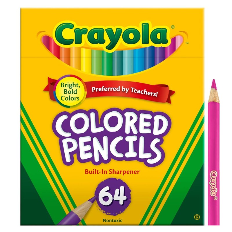 Crayola Mini Colored Pencils (Colors may vary), Coloring Supplies for