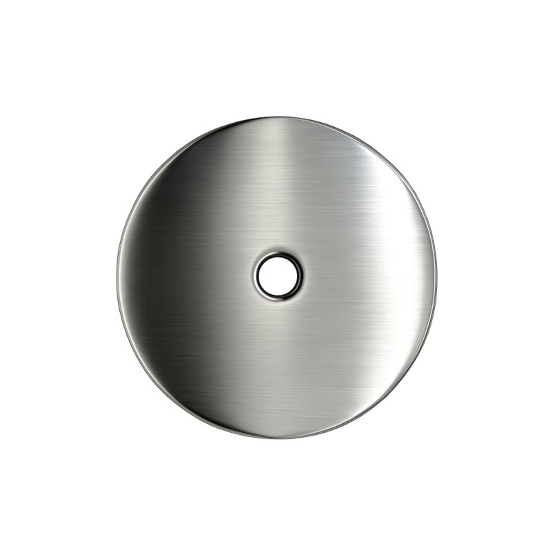 trust4care 4-Pack Thick Brushed Satin Nickel Backplate for Cabinet Knobs,