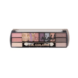 L.A. COLORS Day To Night 12 Color Eyeshadow Palette, Morning Tide, 0.28 oz. (Pack of 3) (CES428)