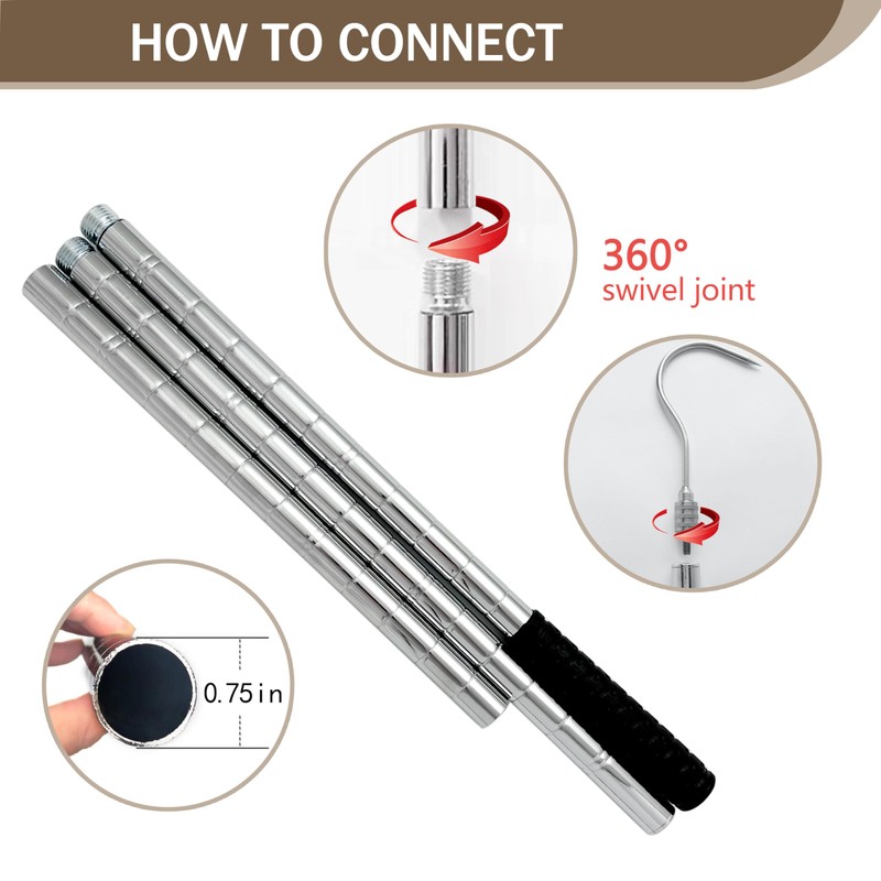 Alaisee Complete Ladder Pull Down System Kit, Attic Pull System