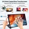 GeeekPi 10.1 Inch Capacitive Touchscreen Display, 1024x600 IPS LCD with