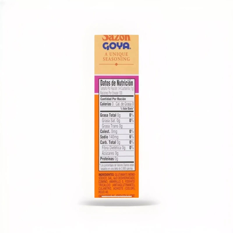 Goya Sazon Goya•Seasoning W/ Coriander & Annatto, 8 Packets/1.41 oz