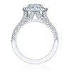 CUSIOALQQ Cushion Cut 4ct Zircon Diamonds Stone 925 Sterling Silver