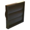 Manrose 4'' Brown Wall Grille with Gravity Flaps for Extractor
