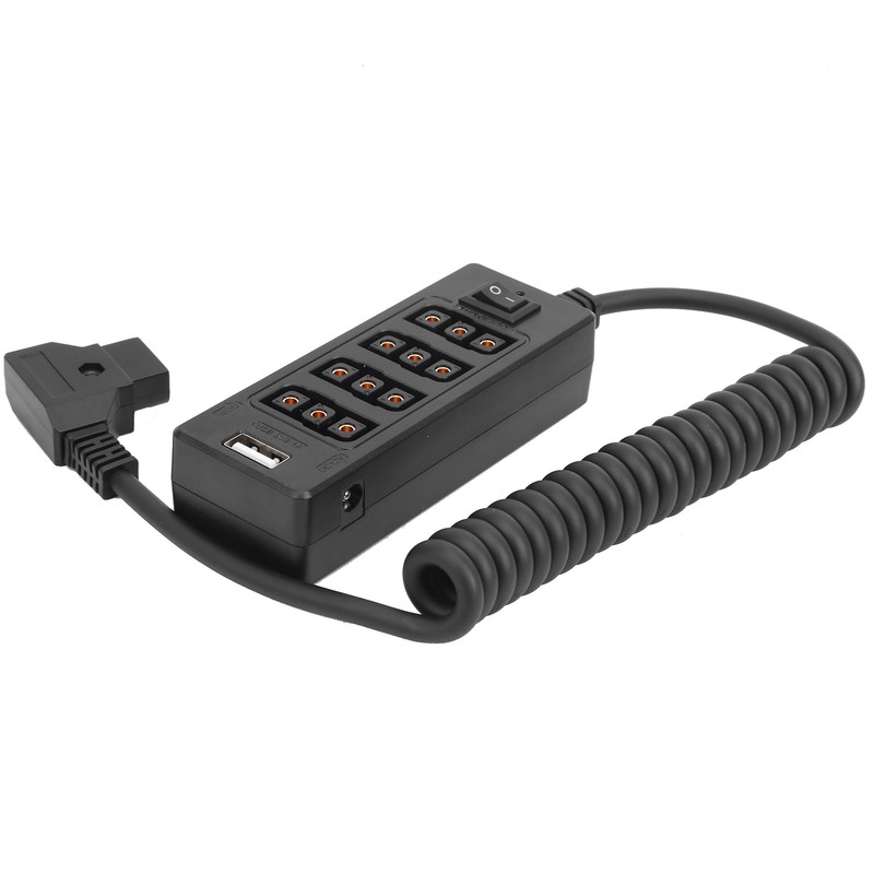 DTAP Male Port to 4 DTAP and 2 DC Female