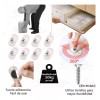 Dolores 8pcs Mini Ruedas Giratorias Acero Inoxidab 360° Autoadhesivo
