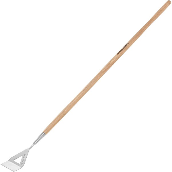 Berry&Bird Dutch Hoe, Stainless Steel Head with Wooden Handle Weeder,
