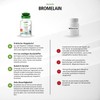 fairvital Bromelain 750 mg, high dose, vegan, pineapple enzyme, 120