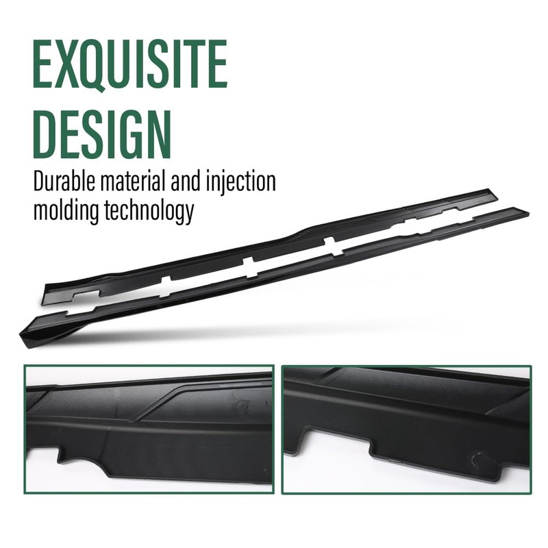 LQI Side Skirts Body Kit Left & Right, Compatible with
