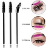 Set de 50 Cepillo Cejas Desechable Cepillos de Pestañas Cepillo