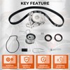 ISINSWIFT Engine Timing Belt Kit with Water Pump Compatible with