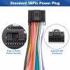 Fiegromech 16 Pin ISO Radio Wiring Harness Adapter for Android