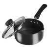 Sauce Pan with Lid, Non-Stick Hard Anodised Cookware - Safe