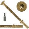FMhotu #12 x 2-1/2" Trailer Deck Screws, Self-Tapping Sheet Wood