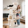 Purrlato Tall Cat Tree, Multi-Level XL Large Cat Tower with
