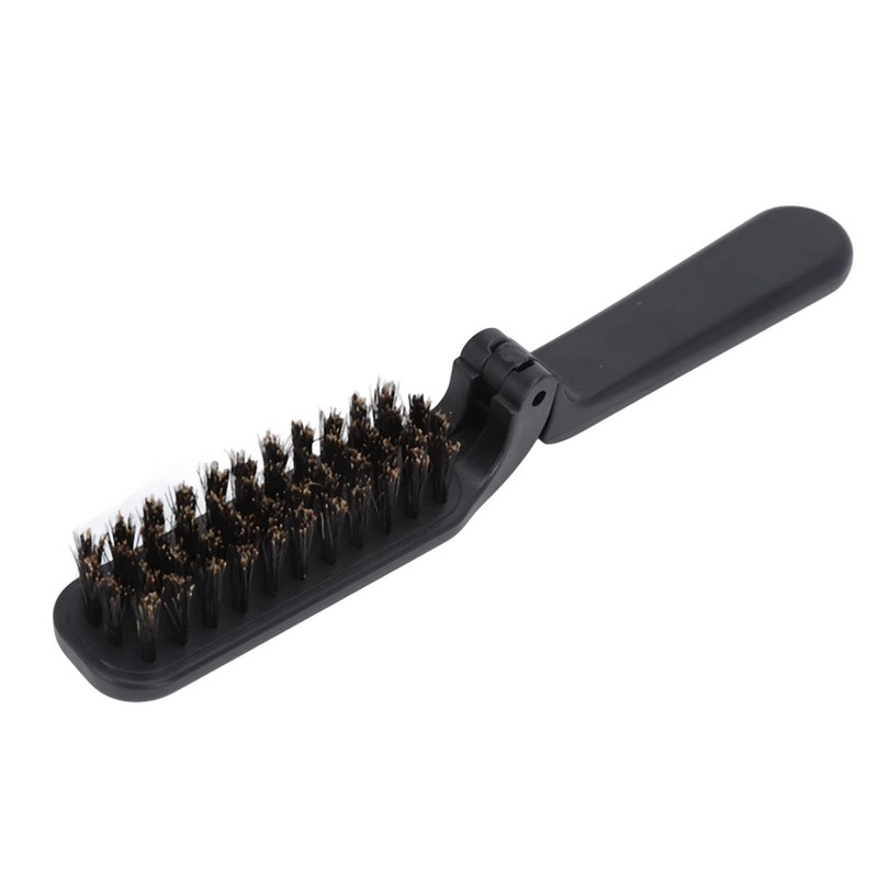 Beard Brush, Foldable Hair Brush, Boar Bristle Hair Brushes for