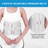 Steel Plate Compression Waist Training Belt Lower Back Brace Adjustable