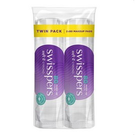 Swisspers Cotton Make Up Pads Rounds Twin 2 x 80 Pack