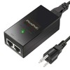 PLUSPOE 24volt Passive Gigabit PoE Injector Adapter for Ubiquiti and