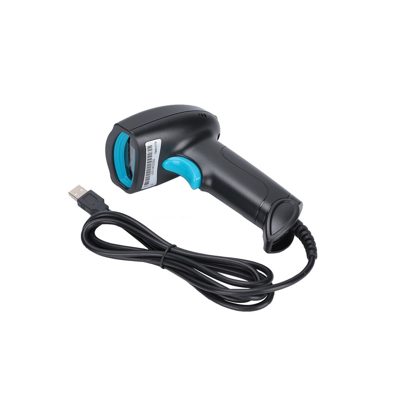 Barcode Scanner Handheld 360° Reading Dustproof Waterproof QR Code USB