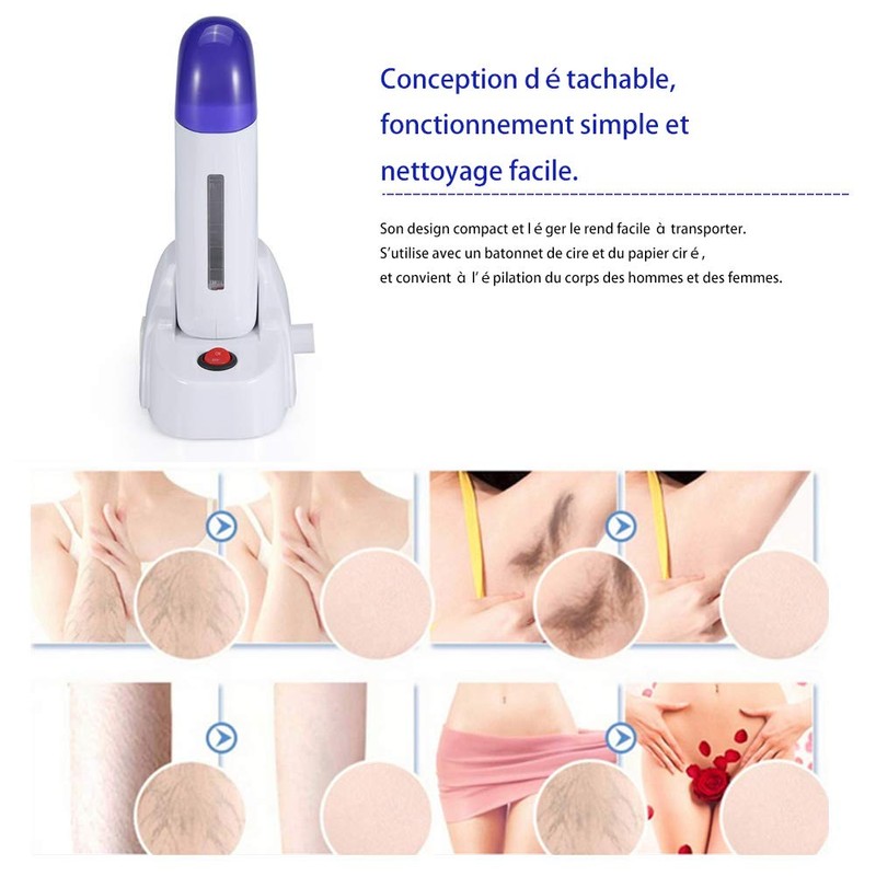 Nynelly Wax Heater Easy Heat Epilation Professional Roll On Single