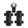 S.fields.inc Tent Poles Holder, Tarp Pole Fixer, Peg Support, Tent