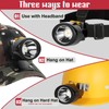 Vanvale High Lumens LED Mining Headlamp with Hat - Waterproof,