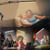 NOEVSBIG LED Desk Lamp with Clamp,2-in-1 Clamp on Desk Lamps