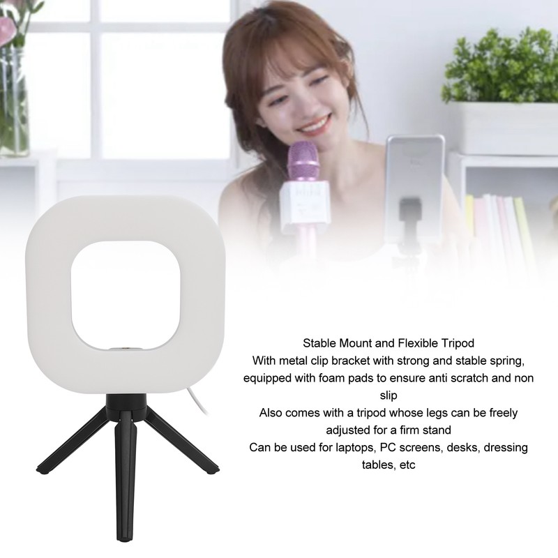 USB Video Light 10 Brightness Level 5 Color 1500lm 72
