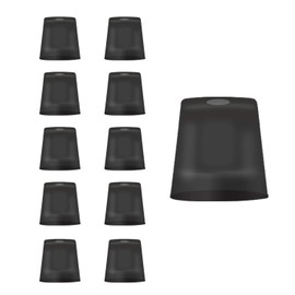 Pulpla Myblue Mouthpiece Clean Individually Wrapped Set of 10 Black Ploo+