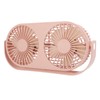 Double Fan USB Charging Fast Heat Dissipation 360° Rotation Double