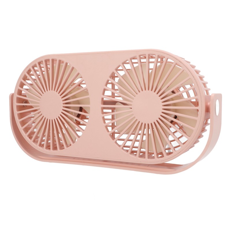 Double Fan USB Charging Fast Heat Dissipation 360° Rotation Double