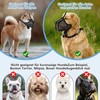 Lcyen Muzzle for Large Dogs, Prevent Eating/Chewing/Biting Dog Muzzle, Breathable,