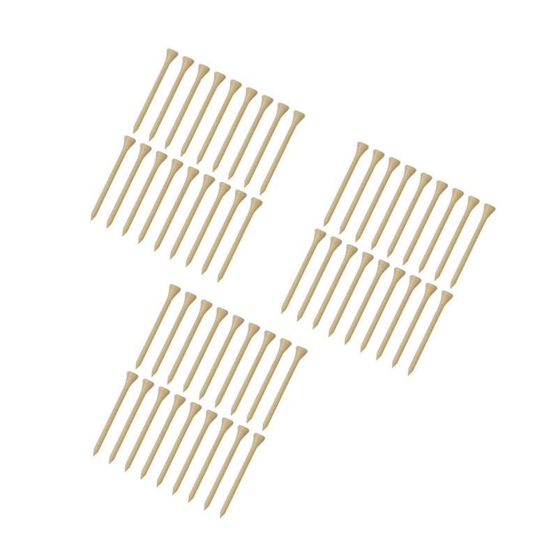 Kisangel 300pcs Golf Tees Wooden Golf Holders for Optimal Training